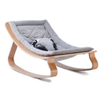 Load image into Gallery viewer, Charlie Crane Levo Baby Rocker (Beech wood / Sweet Grey)
