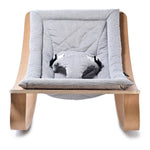 Load image into Gallery viewer, Charlie Crane Levo Baby Rocker (Beech wood / Sweet Grey)
